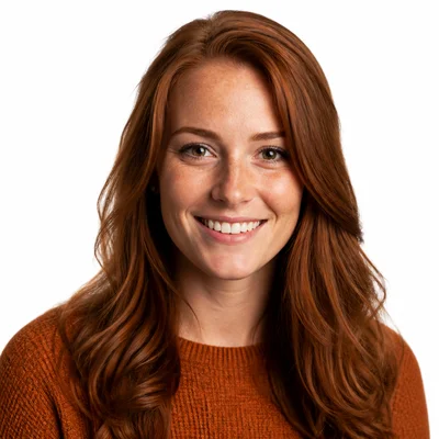 AI professional headshot — Creative Professional, Studio White background