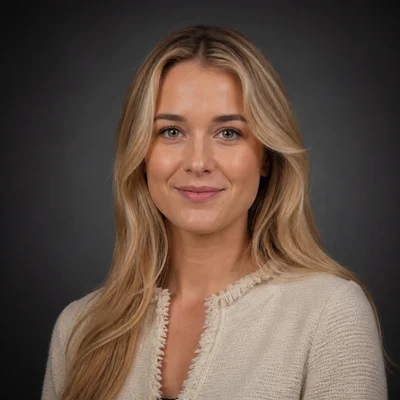 AI professional headshot — Creative Professional, Studio Gray background