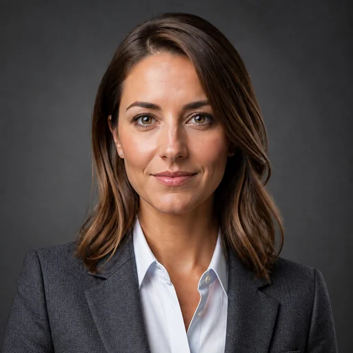 Charcoal Suit attire example headshot