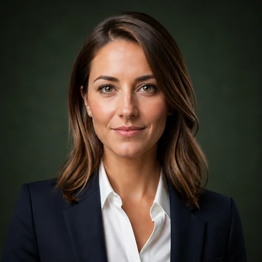 Forest Green backgrounds example headshot