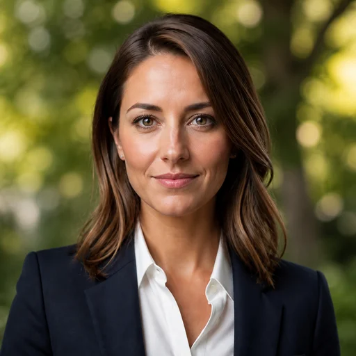 Outdoor Natural backgrounds example headshot