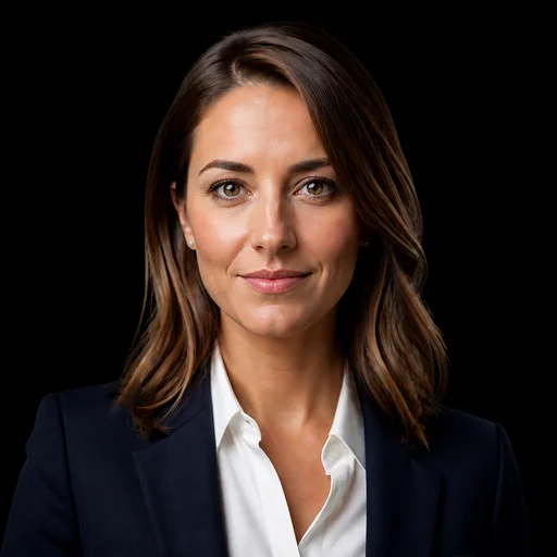 Pure Black backgrounds example headshot