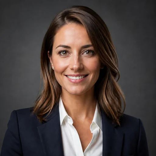 Approachable expression example headshot