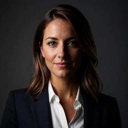 Split Light lighting example headshot