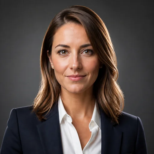 Three-Point Classic lighting example headshot