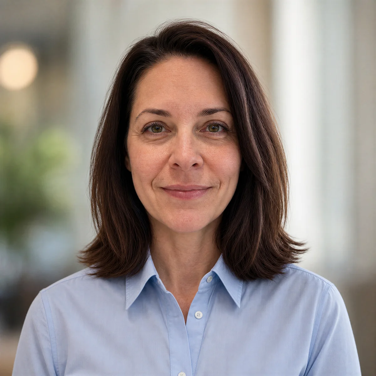 Smart Casual headshot on Office Setting background