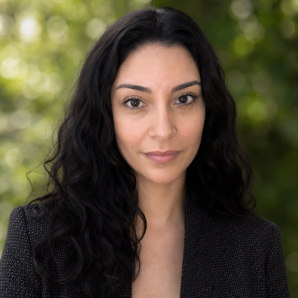 Creative Professional headshot on Outdoor Natural background